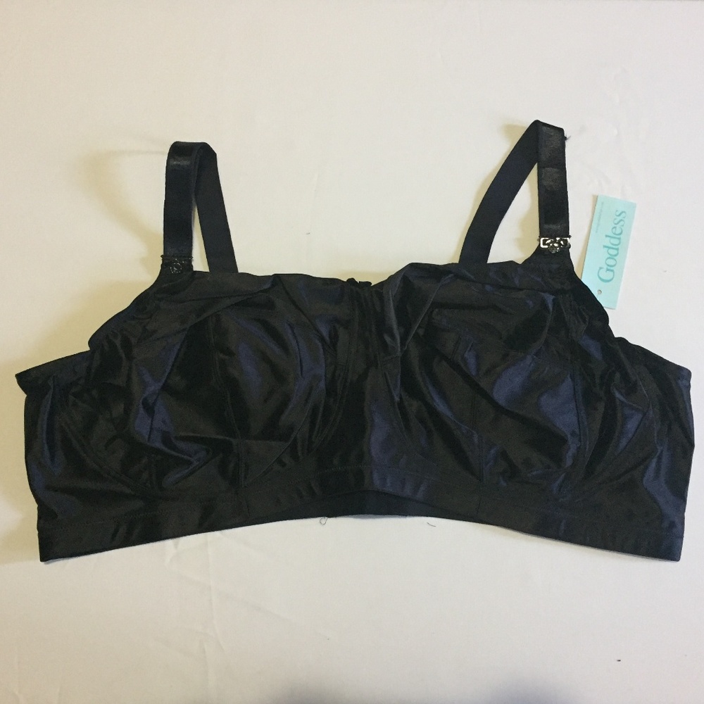 GODDESS BLACK WIRE FREE US 50G BRA NWT